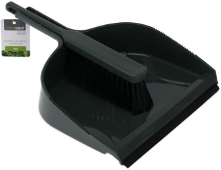 Smetáček+lopatka, zelená, plast