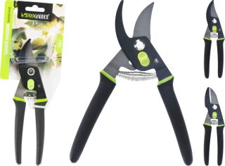 Nůžky 24cm zahradní, nerezové/plast