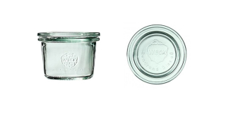 WECK sklenice zavařovací 80ml+víčko- 1ks-WECK Sturz (d 60)