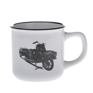 Hrnek 330ml-1ks-SKÚTR ČZ 175/501 PRASE RETRO, d 9x8,5cm, keramika