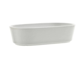 Miska 1ks 20x10x5cm, bílá zapék., porcelán