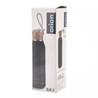 Termoláhev 0,6l MR/bambus, černá