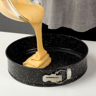 Forma d28cm, 1dno dortová, v.7cm, NATURE černá, nepřilnavý povrch