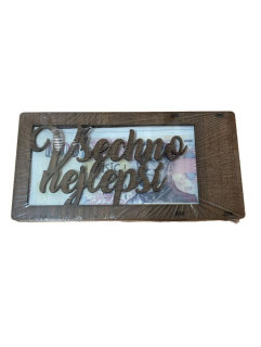 Krabička na peníze, VŠECHNO NEJLEPŠÍ II, dřevěná