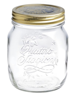 Sklenice zavařovací 700ml QUATTRO ST. d11,1x12,8cm, víčko d86mm