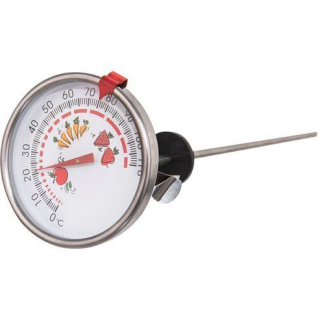 Teploměr d7,5cm na zavařování, tyčkový, NR