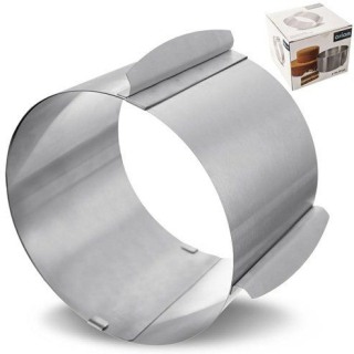 Forma d16-30cm, nastavitelná, dort vysoká, nerezová