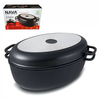 Pekáč 39,5x27x18,5cm ovál+FUNTZIO, 8,4l, nepřilnavý povrch