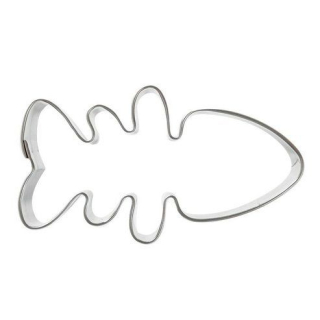 Vykrajovátko 7x4cm RYBA kostra, nerezové