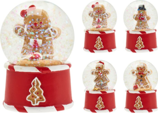 TĚŽÍTKO 6,5cm, PERNÍČEK, vánoční, sněžítko, mix druhů