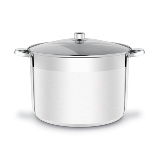 Hrnec d38x26cm+PO sklo, (29,0l) GASTRO PROSTY, indukce, NR