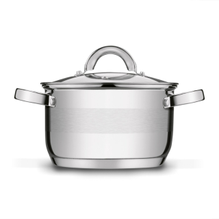 Hrnec d20cm+PO sklo, ( 3,3l) ROGER, indukce, NR