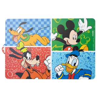 Prostírání 43x28cm MICKEY, DONALD, PLUTO, plast