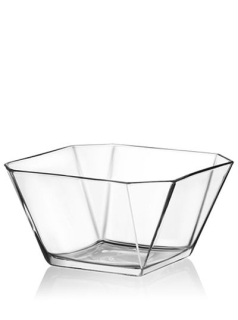 Skleněná salátová mísa KAREN 1,9 l, 19,6 × 19,6 cm