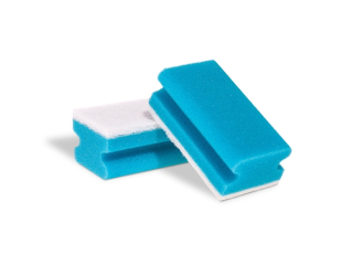 Houba 5ks Gastro, 13x7x5cm, modrá+bílý abraziv, sanitární