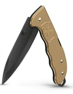 Nůž 1-funkce Evoke BS Alox, beige, kapesní Victorinox