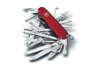 Nůž 33-funkcí SWISS Champ červený, 91mm, VICTORINOX