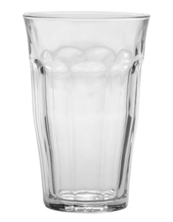 Sklen. 500ml, 6ks-čirá, PICARDIE, d9,4x14,5cm, DURALEX