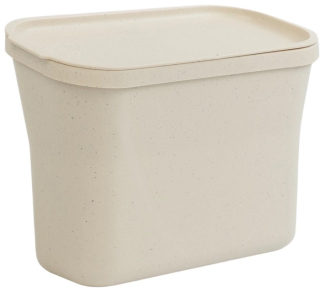 Koš odp. 4l závěs.na dvířka+víko (27,6x14,1x20,6cm) sl.kost., plast