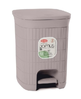 Koš odp.20l pedál.šedý DOMUS, 31x27x38cm, plast