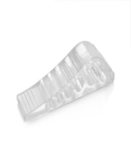 Zarážka-1ks-dveřní klínek 12x3x v.3cm, transp.plast