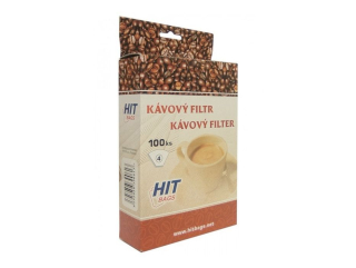 Filtry 4/100ks na kávu, papír