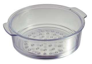 Cedník d24cm-pařáček, TITANIO PYREX sklo