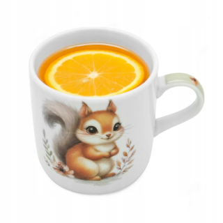 Hrnek 230ml VEVERKA, BL- 994, dětský, porcelán