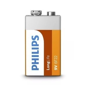 Baterie PHILIPS 9V, ZnCl (krab.12ks)