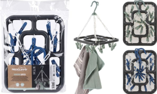 Sušák 18kolíčkový obdélníkový, kolotoč, plast