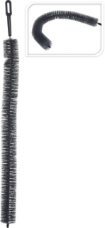 Kartáč na radiátory 72cm, d 4,5cm, šedý, kov/plast