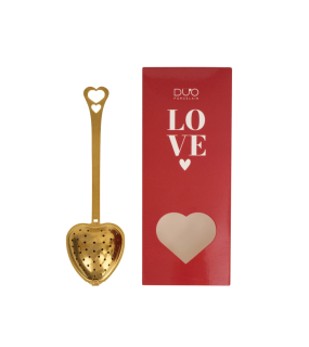 čajítko LOVE srdíčko, DB taška, kov