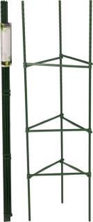 Mřížka opěr. 110cm, 3úhelník, 110cm, tm.zelená, kov