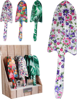 Lopatka zahradní 27cm, GARDEN, 3BARVY pestré, kov/plast