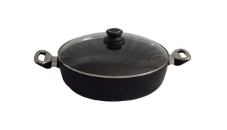 Pánev d24x 7.5cm+PO skl., BAF 2,4l, servír., GIGANT litina, ind., 2ucha