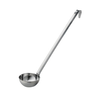 Nerezová naběračka s háčkem 0,125 l, 30 cm