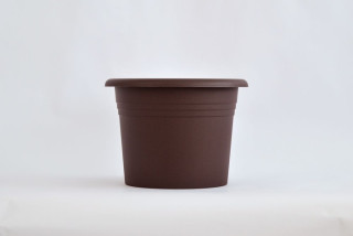 Obal na květináč NARCIS Ø 25 cm, čokoládový