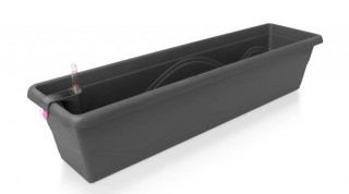 Samozavlažovací truhlík EXTRA LINE 80 cm, antracit