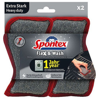 Houbičky Flex & Wash Heavy Duty, sada 2 ks SPONTEX
