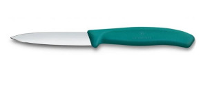 Kuchyňský nůž Victorinox 8 cm, hladký, tyrkysový