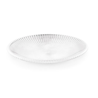 Talíř mělký ANASTAZJA Ø 25 cm, vroubkované sklo