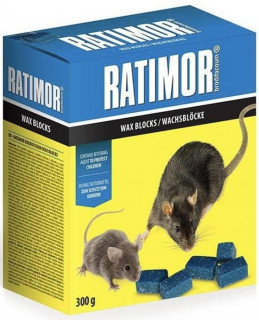 Jed na myši Ratimor Brodifacoum, bloky 300 g
