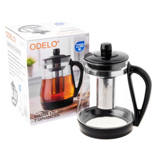 Konvice se sítkem BENTO 2,2 l, sklo, plast