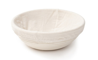 Kulatá ošatka Ø 25 × 8,5 cm, pedig a látka
