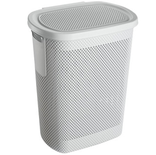Koš na prádlo ARNE 58 l, severně šedý, plast