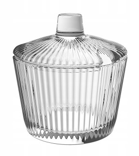 Cukřenka ANASTAZJA 200 ml, vroubkované sklo
