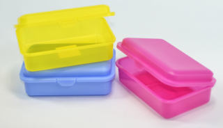 Box 0,80l střední, klick, 16x11x5,5cm, plast
