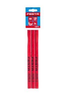 Tužka tesařská FESTA 180mm HB sada 3ks