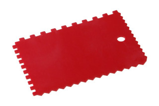 Stěrka plast zuby 150x80mm