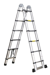 Teleskopický žebřík skládací 3, 8m
